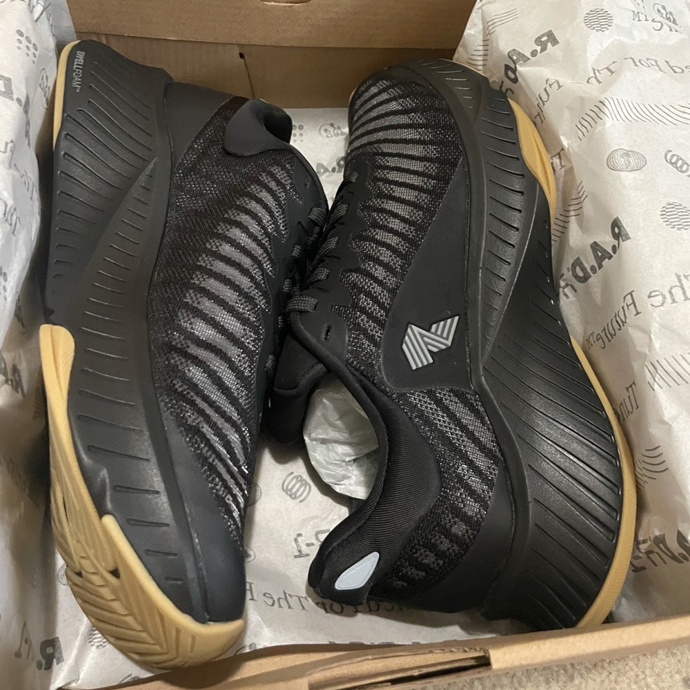 R.A.D Black Gum Fitness Shoes